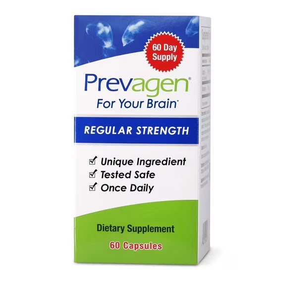 Prevagen Regular Strength Capsules, 60ct 1 Pack, Prevagen with Apoaequorin & Vitamin D